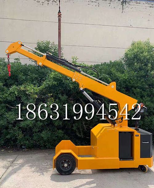 正镶白旗随车吊机车载随车吊机1/2吨吊机汽车液压吊臂220v移动吊机小型蜘蛛吊小型