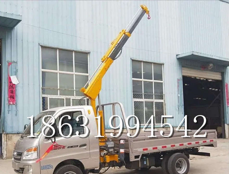 正镶白旗随车吊机车载随车吊机1/2吨吊机汽车液压吊臂220v移动吊机小型蜘蛛吊小型
