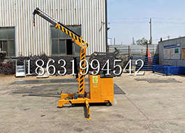 正镶白旗随车吊机车载随车吊机1/2吨吊机汽车液压吊臂220v移动吊机小型蜘蛛吊小型